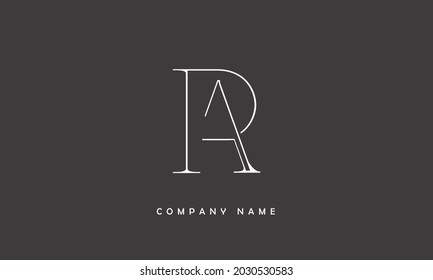 AN, NA Alphabets Letters Logo Monogramm