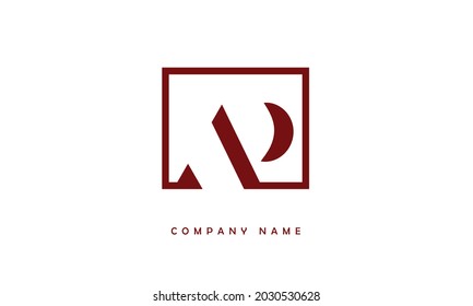 AP, PA Alphabets Letters Logo Monogram