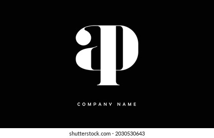 AP, PA  Alphabets Letters Logo Monogram