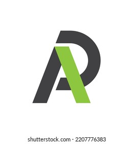 AP or PA letter icon vector concept design template web