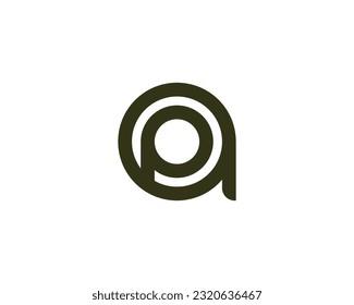 AP PA Logo-Design-Vektorgrafik-Vorlage