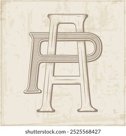 AP, PA, logotipo AP, letra AP, Vector, logotipo, Boda iniciales del monograma, logotipo de la Boda, monograma de la Boda, diseño del logotipo, monograma Antiguas