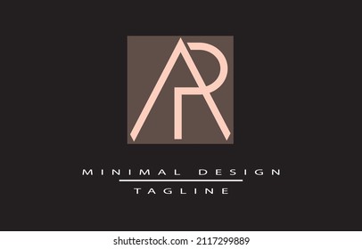 AP or PA  Minimalist Logo Minimal Art Vector Art Illustration