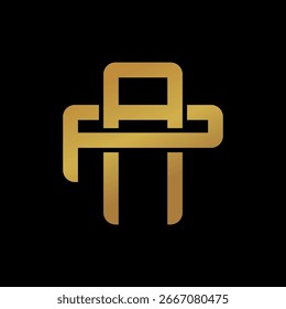 Os logotipos de monograma AP ou PA se sobrepõem.