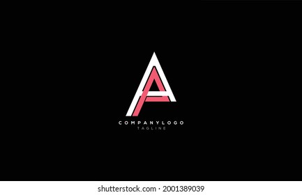 AP PA A AND P Abstract initial monogram letter alphabet logo design