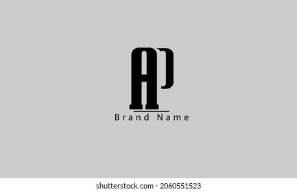 AP PA A P abstrakte Vektorlogo-Monogramm-Vorlage