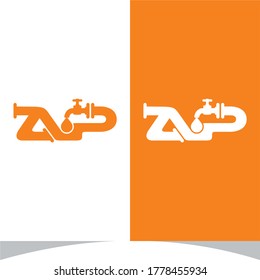 AP Plumbing Logo Design Vector