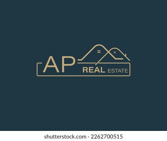 AP Real Estate  Consultants Logo Design Vectors images. Luxury Real Estate Logo Design