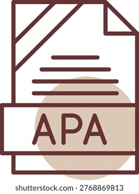 APA New Icon Design Creative
