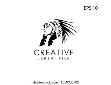 Apache Logo For The Company, Vector Illustration.