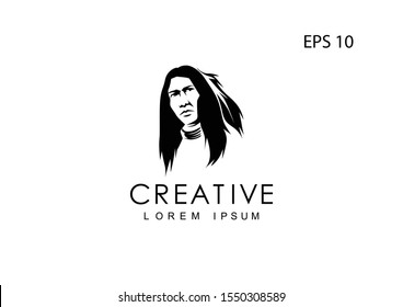 Apache logo for the company, vector illustration.