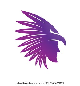 Apache logo vector illustration flat design template