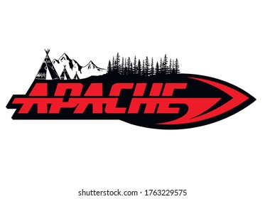 Apache Logo Vector Native American