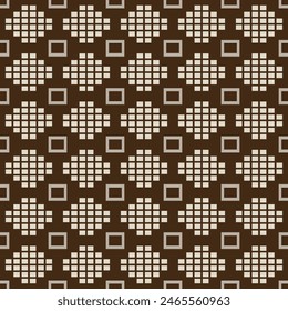 apanese Rectangle Diamond Vector Seamless Pattern