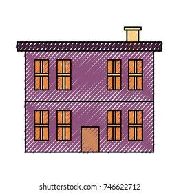 apartament building icon 