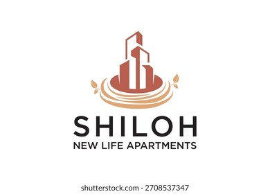 APARTEMENT BIRD NEST LOGO VECTOR