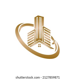 apartement logo simple clean and elegance