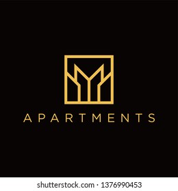 Apartment abstract logo