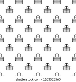 Apartment balcony icon. Simple illustration of apartment balcony vector icon for web
