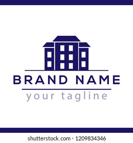 Apartment Build Logo vector element. Build Logo Template