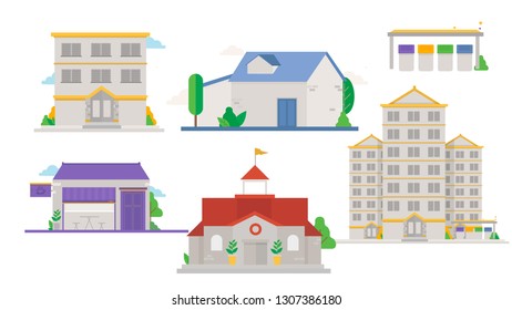 apartment building coffeshop