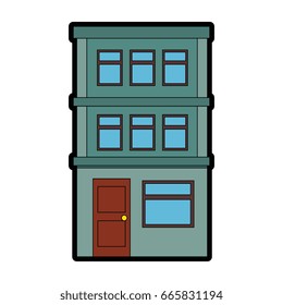 apartment building icon 
