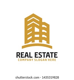 Apartment Building Logo Design Template