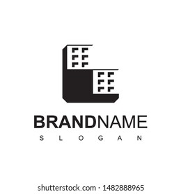 Apartment, Building Logo Design Template