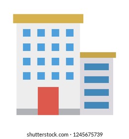 apartment   building   plaza  