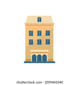 apartment building style vector illustration design eps.10