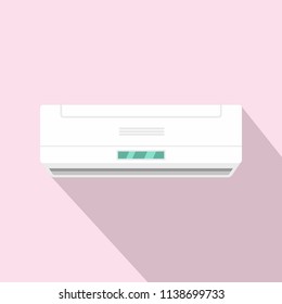 Apartment conditioner icon. Flat illustration of apartment conditioner vector icon for web design