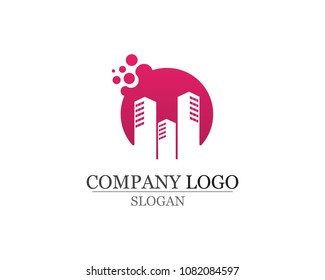 Apartment Construction Logo design for business corporate sign
