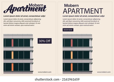 Apartment and document logo design with business card template. Illustration properties building residential logo design template.
