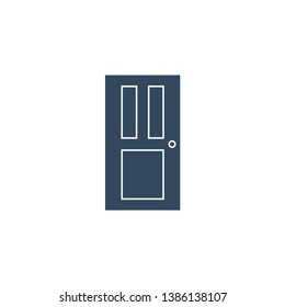Apartment door icon for web and mobile