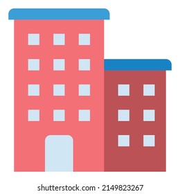 apartment flat icon vector illustration