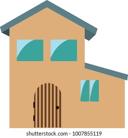 Apartment front view.eps
This is a vector illustration.