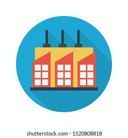 apartment glyph flat vector icon