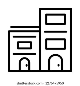 apartment   hostel   building  