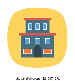 apartment   house  building  