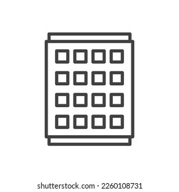 Icono de departamento - Icono de construcción 