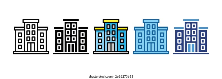 Apartment Icon Element For Design