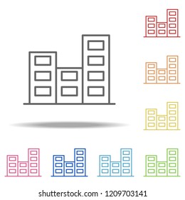 apartment icon. Elements of Building Landmarks in multi color style icons. Simple icon for websites, web design, mobile app, info graphics