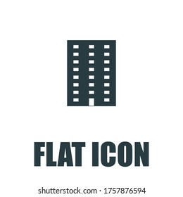 Apartment Icon. Flat illustration isolated vector sign symbol