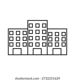 apartamento ícone ilustração elemento design