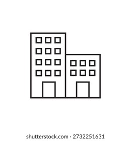 apartamento ícone ilustração elemento design