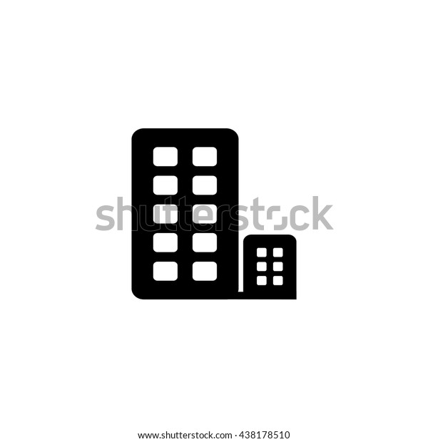 Apartment Icon Trendy Flat Style Background Stock Vector Royalty Free