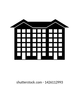 Apartment Icon. Urban Residential or Architecture Illustration As A Simple Vector Sign & Trendy Symbol for Design and Websites, Presentation or Mobile Application. 
