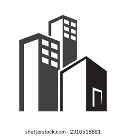 apartment icon vector design template