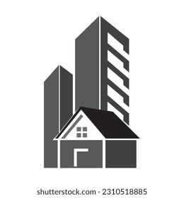 apartment icon vector design template