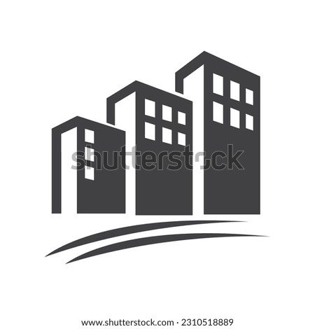 apartment icon vector design template